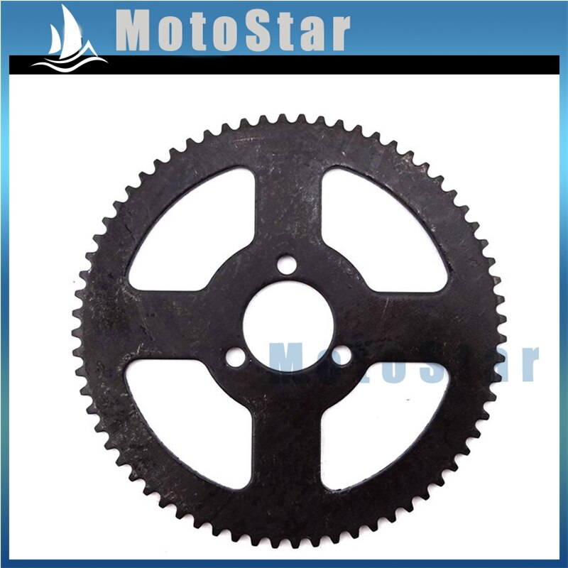 29mm 68 Tooth 25 H Stahl Hinten Kettenrad Für 2 Hub 47cc 49cc Chinesische Pocket Bike Goped Roller mini ATV Quad 4 Wheeler
