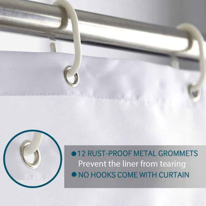 Cortina de ducha estilo europeo cortinas de caída de baño tela impermeable para uso en la sala de Ducha