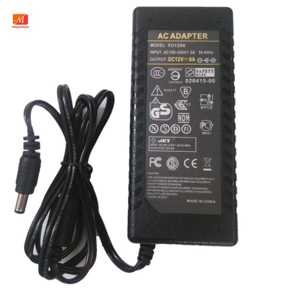 12V 6A AC Adapter Power supply for SKYRC Balance Charger 50W B6 V2 Imax B6 / mini