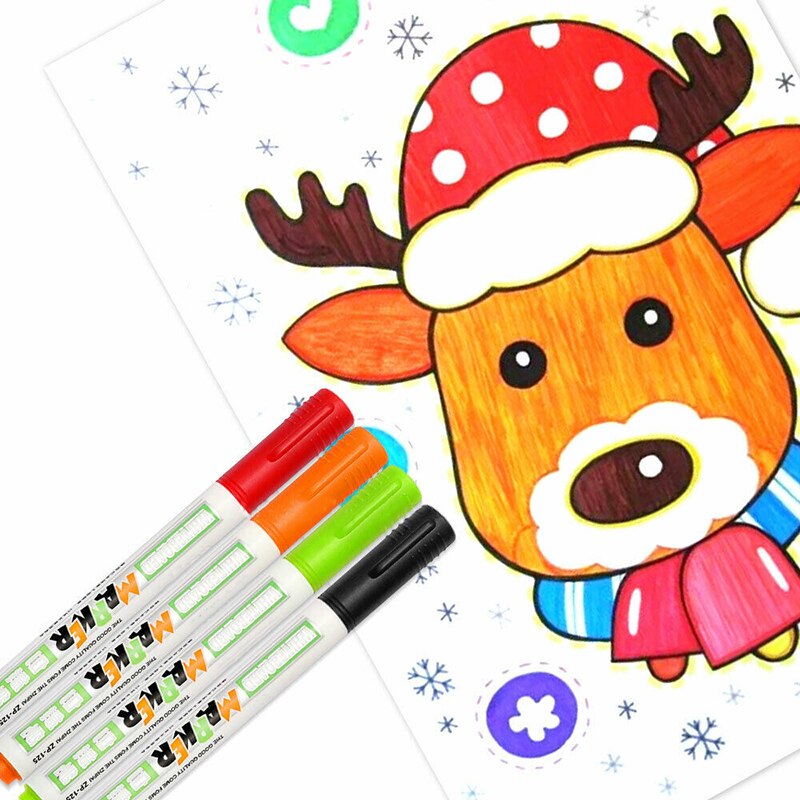 12 Kleuren Whiteboard Markers Droge Wissen Marker Pennen Vloeibare Krijt Marker Tekening Pennen School Schilderen Sationery Benodigdheden