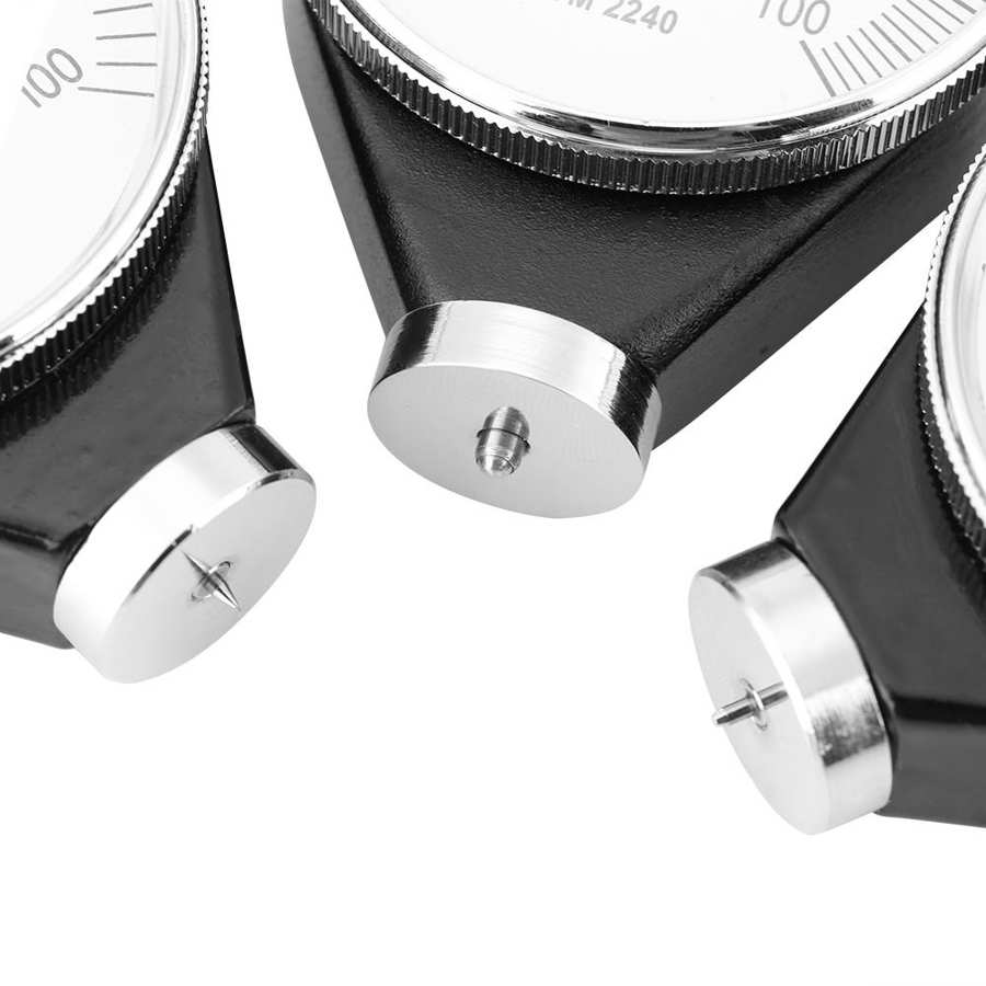 Shore Durometer Shore Type A/O/D Rubber Tire Durometer Hardness Tester Meter 0-100 HA Hardness Measurement Tools