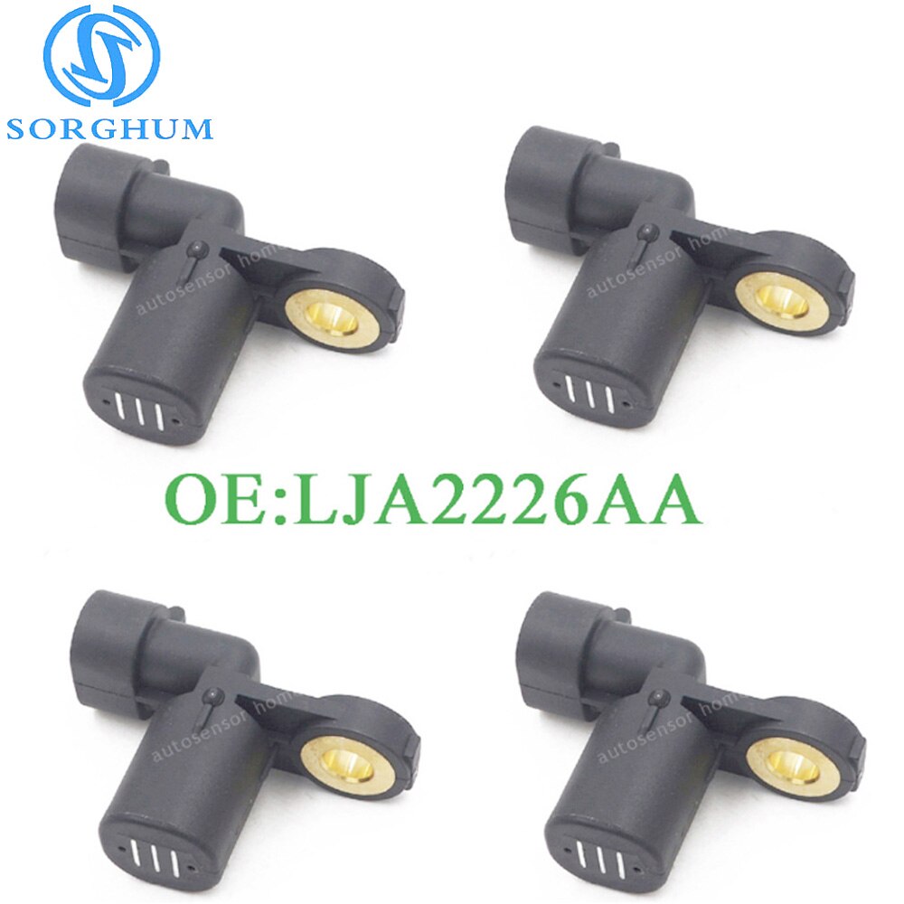4pcs Brand Front /Rear ABS Wheel Speed Sensor LJA2226AA For 98-03 Jaguar XJ8 XJR XK8 XKR 4.0L V8