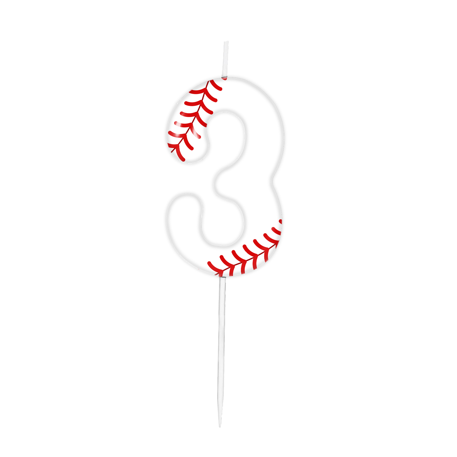 Urodziny o tematyce baseballowej białe cyfry 0-9 świece, chłopcy dziewczęta dzieci wszystkiego najlepszego z okazji urodzin ozdoba na wierzch tortu spotkania motyw zaopatrzenie solidny prezenty: Winogrono