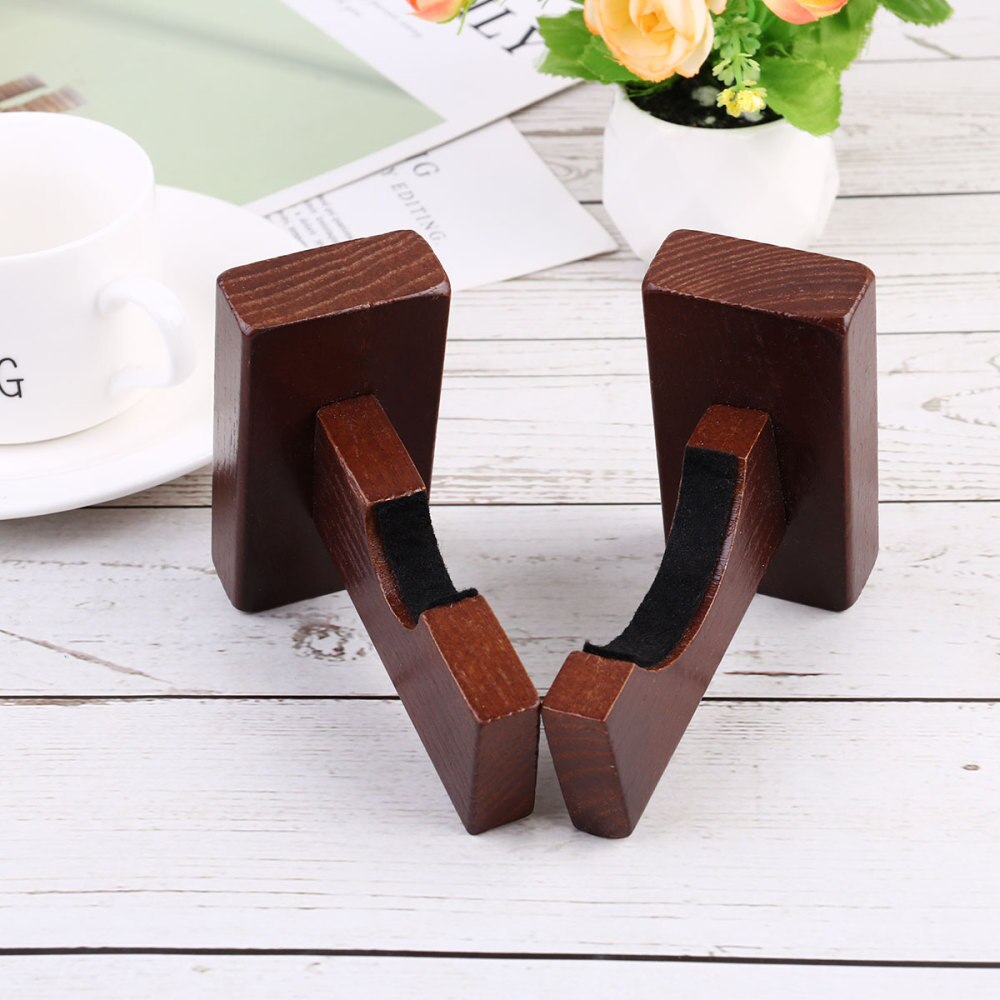 Baseball Bat Display Rack Wall Mounted Bat Holder Bamboo Bat Display Case for Placing Baseball Bat Softball Bat Hockey Stick (Br