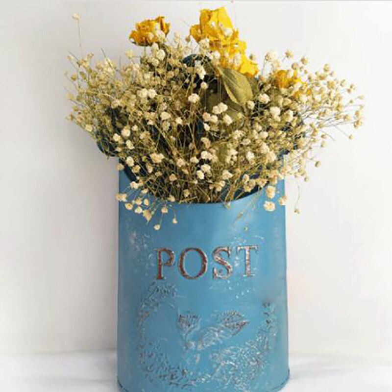 Cassetta postale in metallo scatola da lettere decorativa da parete in stile rustico Vintage da fattoria 9.5x15.8 pollici