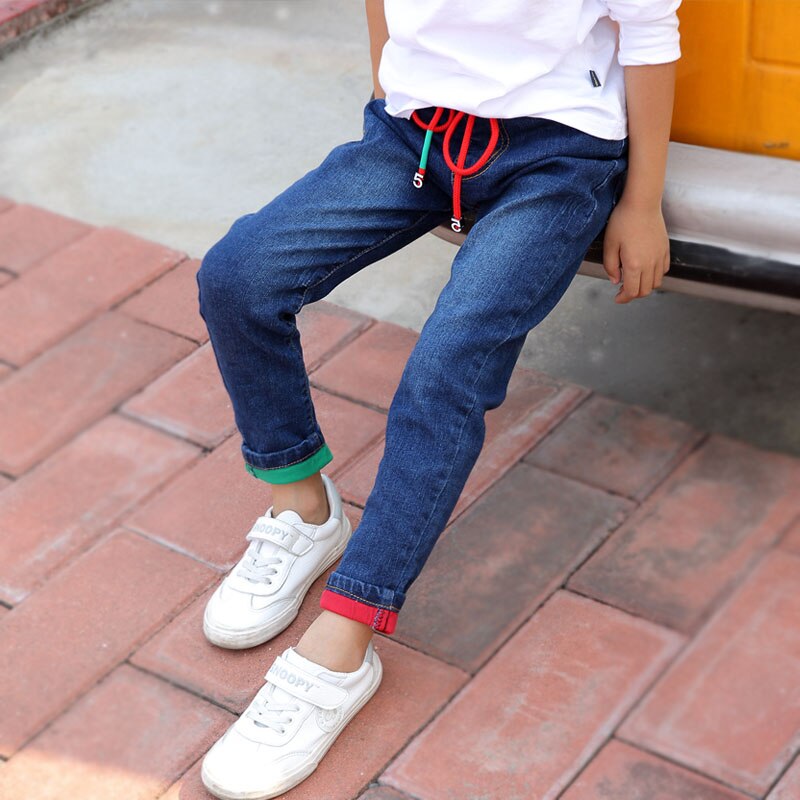 Kids Pants Big Boys Stretch Joker Jeans Spring Children Pencil Leggings Autumn Child To Clothes Years 4 Denim 14 For Male
