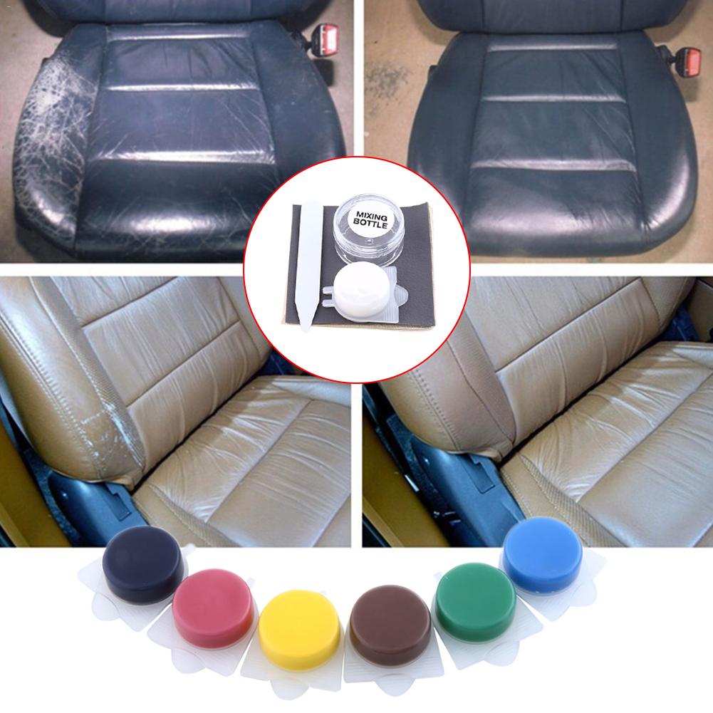 Auto Car Seat Repair Sofa Leather Repair Coats Holes Scratch Tools Leather Liquid Vinyl Repair Sofa Holes Repairing Color