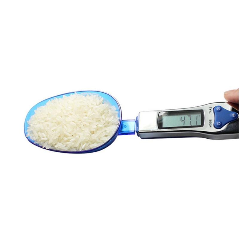 Keukenweegschaal 500 g / 0.1g draagbaar Lcd Digitale keukenschaal meten lepel koffie suiker gram elektronische lepel gewicht volumn food schaal Keukengerei (Color : Spoon Scale