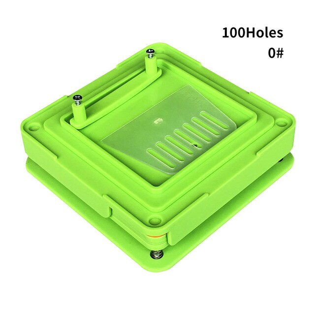 0 #00 #000 # Abs Capsule Machine 6 Capsule Vullen Gereedschap 100 Gat Handleiding Capsule Vulmachine: Lavendel