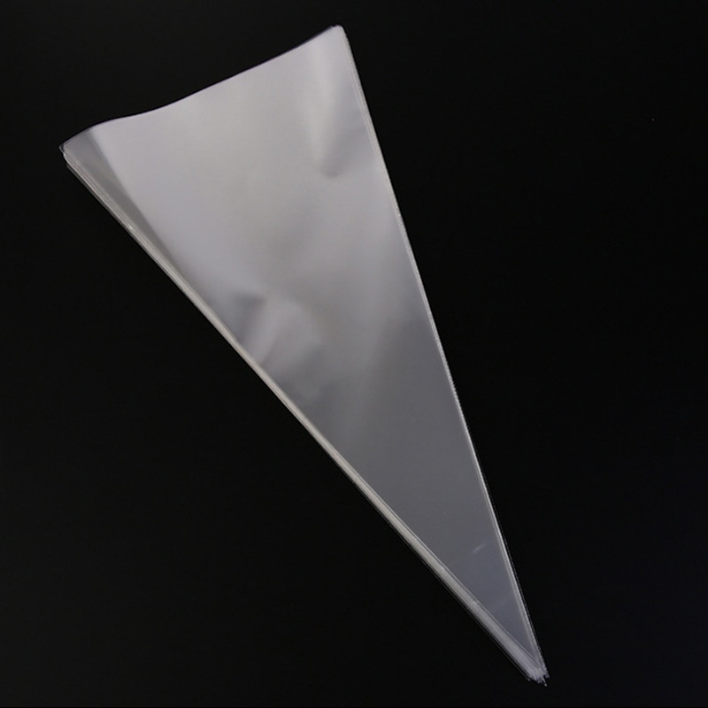 50 pçs plástico triangular sacos de armazenamento chocolate doce pipoca diy casamento claro celofane flor embalagem saco doces sacos de presente