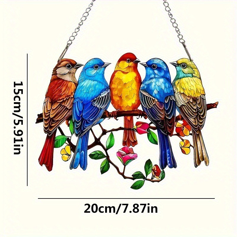 & Diverse Acrylic Sun Catcher Ornaments - For Garden, Courtyard & Unique Home Decor: DARK GRAY