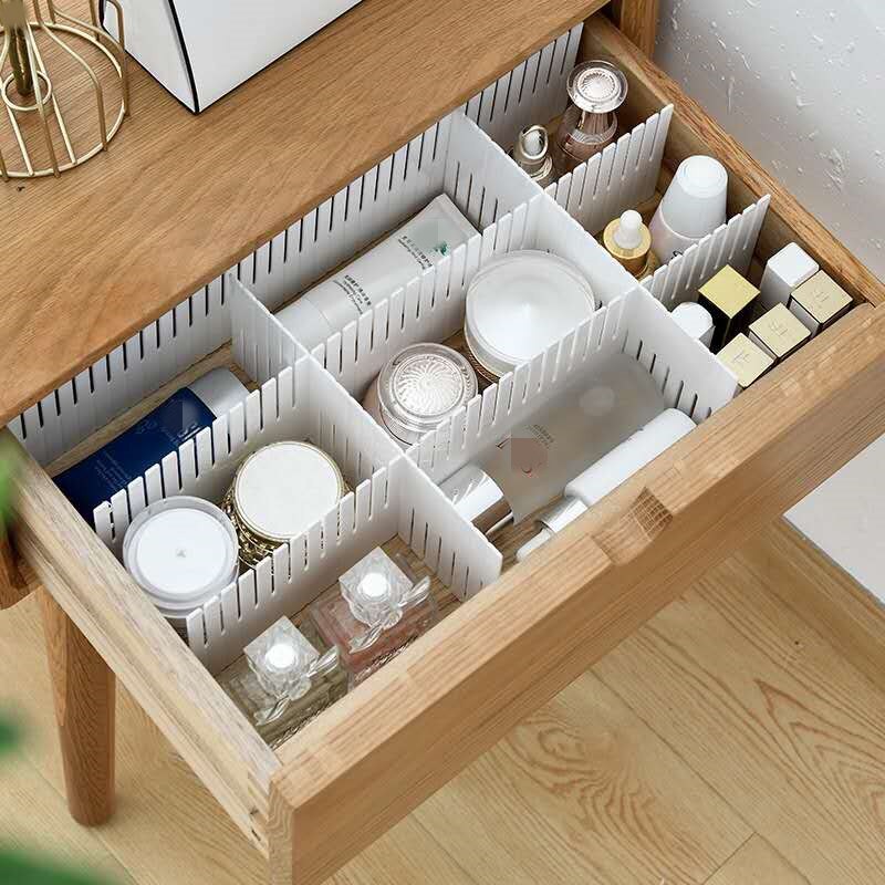 Verstelbare Plastic Lade Divider Diy Opslag Planken Huishoudelijke Gratis Combinatie Partitie Boord Ruimtebesparend Divisie Gereedschappen