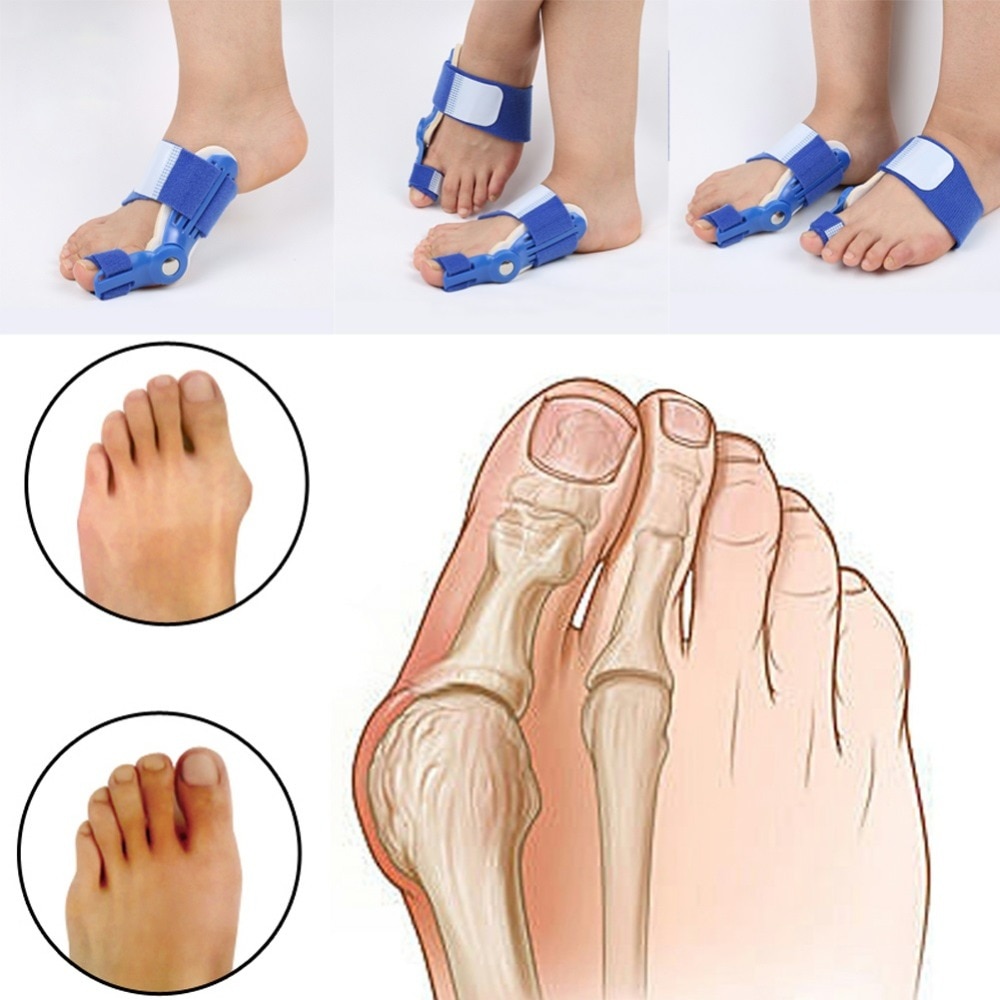 1 Pair Orthotics Braces Big Bone Toe Hallux Valgus Foot Pain Guard Care Bone Corrective Bunion Night Day Splint Corrector