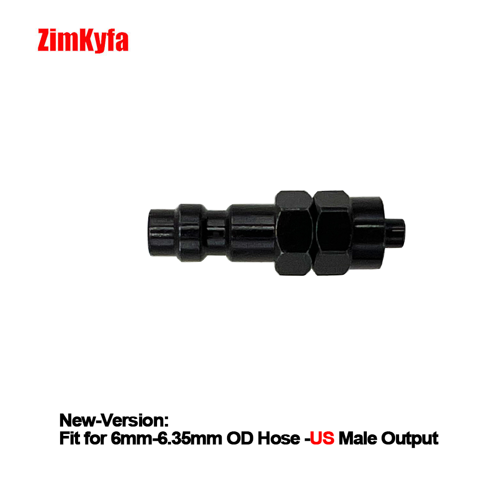HPA US Foster BLACK 23-2/2302 conector de desconexión rápida a manguera OD de 6MM-6,35 MM para herramienta de aire: Gris claro