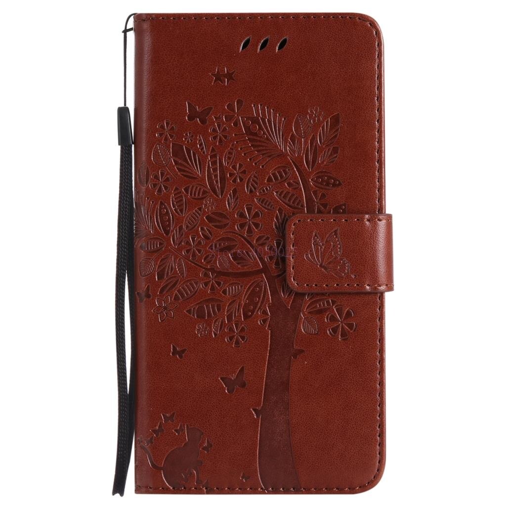 Coque voor lg  k10 k 10 lte lgk 10 k410 flip wallet leren telefoonhoesje voor lgk 430 k420n k430 k430ds k 420n k 430 k 430ds capa: Koffie