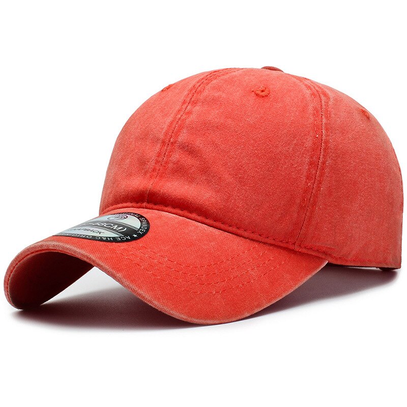 hip-hop men&#39;s baseball cap outdoor travel sunshade sunscreen hat Korean street tide wash caps cotton sports hats: Orange