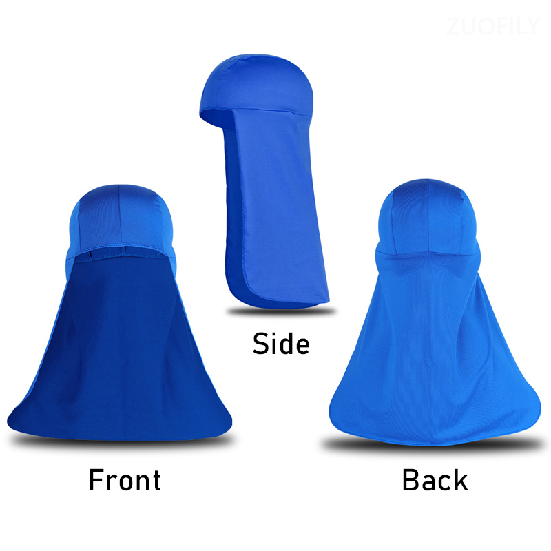 Verano ciclismo cola larga parasol sombrero de secado rápido Anti-UV protección del cuello gorra pesca senderismo caza gorra forro duro sombrero elástico