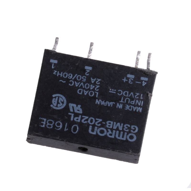 Solid State Relay G3MB-202PL DC-AC SSR In 12V DC Out 240V AC 2A A0NC