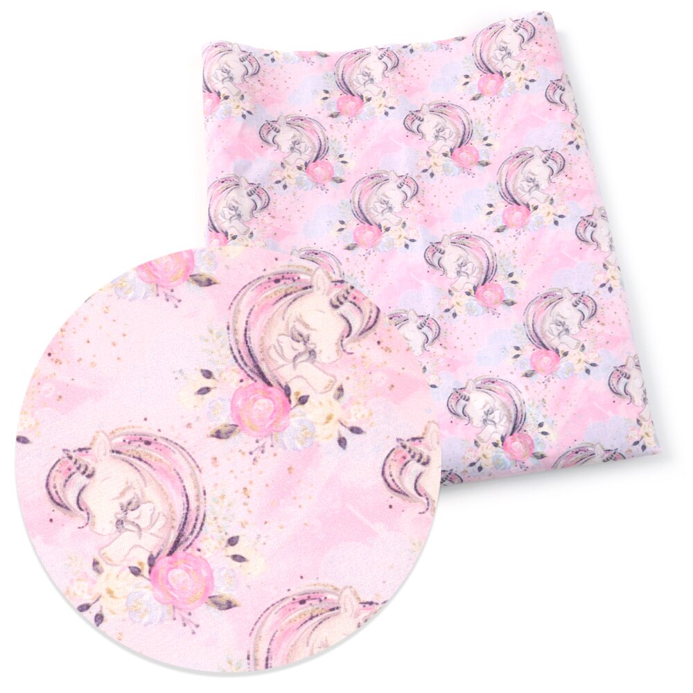 50*145cm Cartoon Character Polyester Cotton Fabric Stretch Knit Fabric Quilting Fabrics for Making Patchwork Needlework,1Yc13196: 1073205001