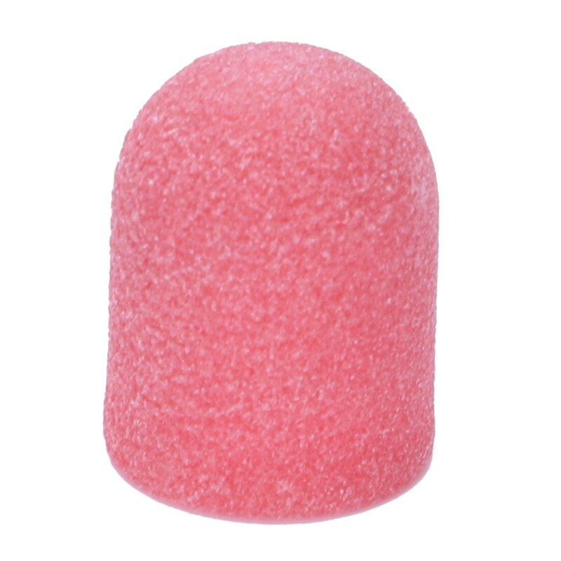 50Pcs Pink Nail Sanding Bands Nail Drill Bit Grip Machine For Manicure And Pedicure Nail Art Accessories Rubber Mandrel-03