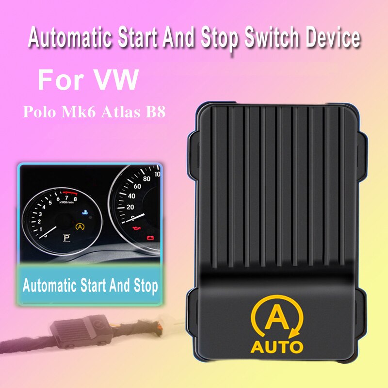 For VW Volkswagen Polo Mk6 Atlas Passat B8 Car Automatic Stop Start Engine System Off Device Plug Cable Auto Stop Canceller