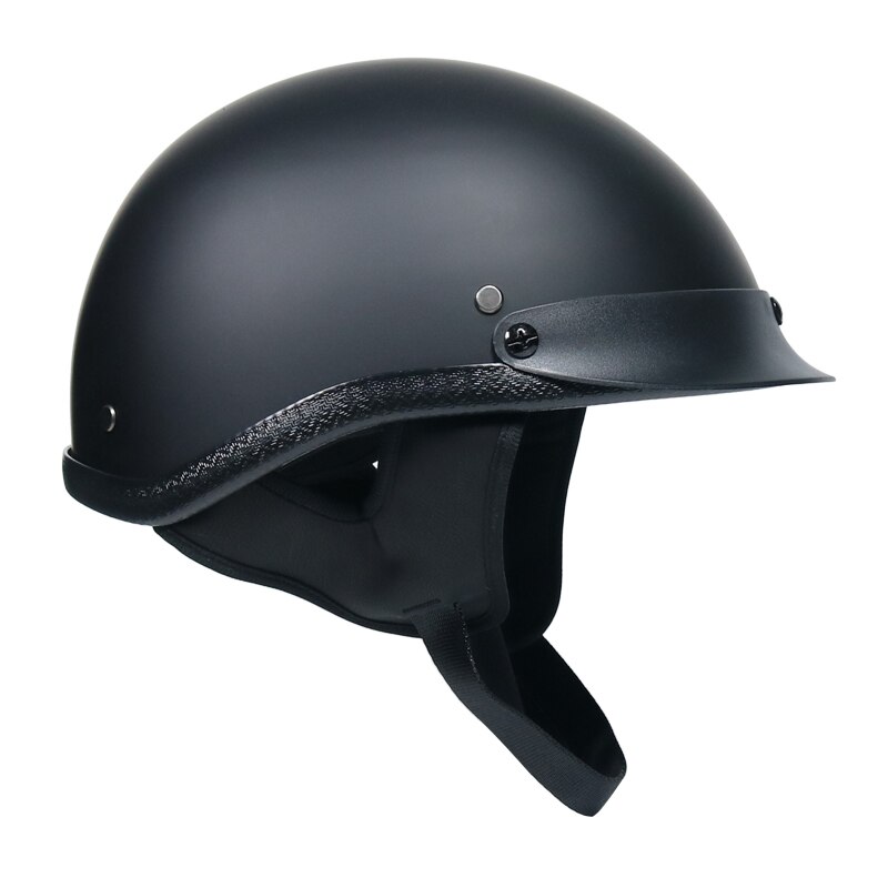 Retro En Vintage Half Open Gezicht Dot Goedgekeurd Motorhelm Voor Man En Vrouw