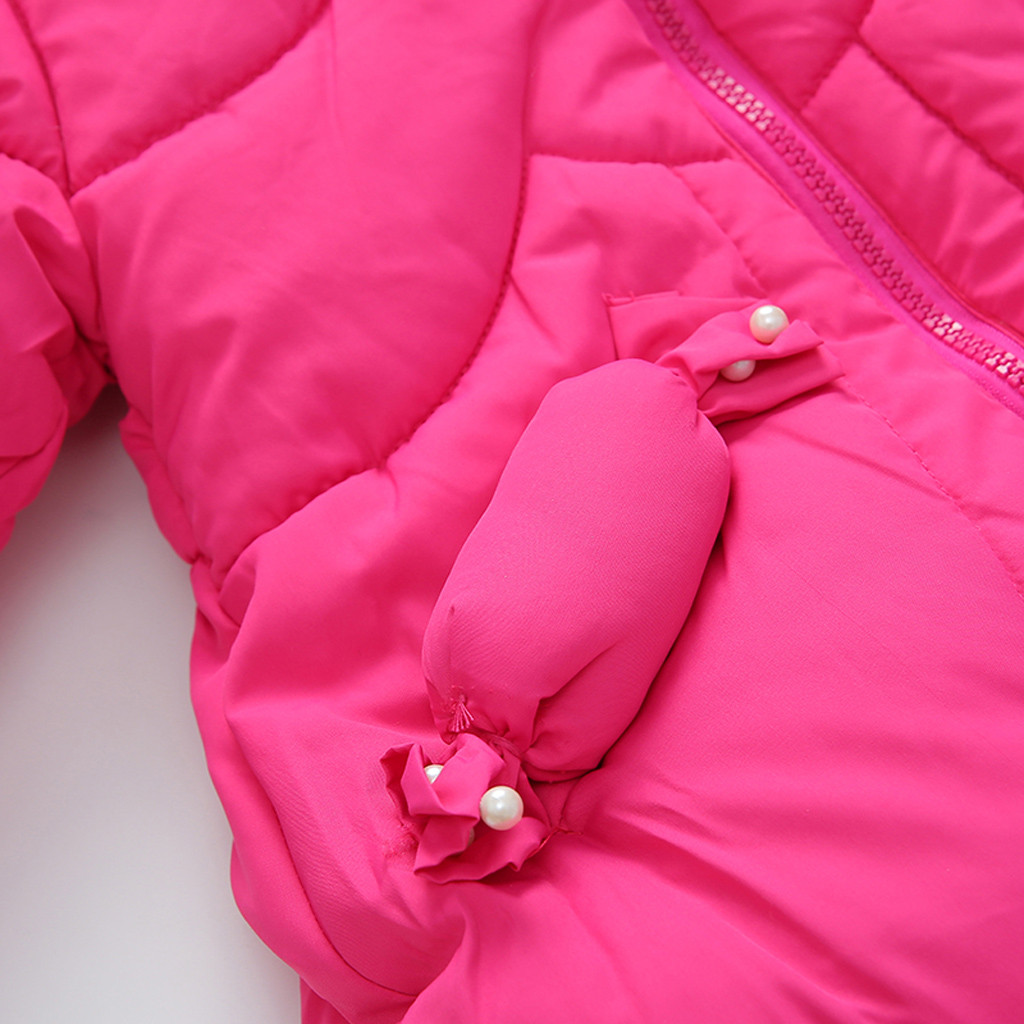 Vinter børn pige vindtæt hætte dunfrakke afslappet baby drenge tøj børn bomuld tykt overtøj jakke holde varmen jakker