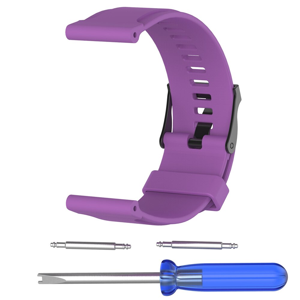 Correa de reloj para Suunto Traverse, correa de repuesto para exteriores, pulsera deportiva para Suunto Traverse, accesorios de reloj inteligente: Purple
