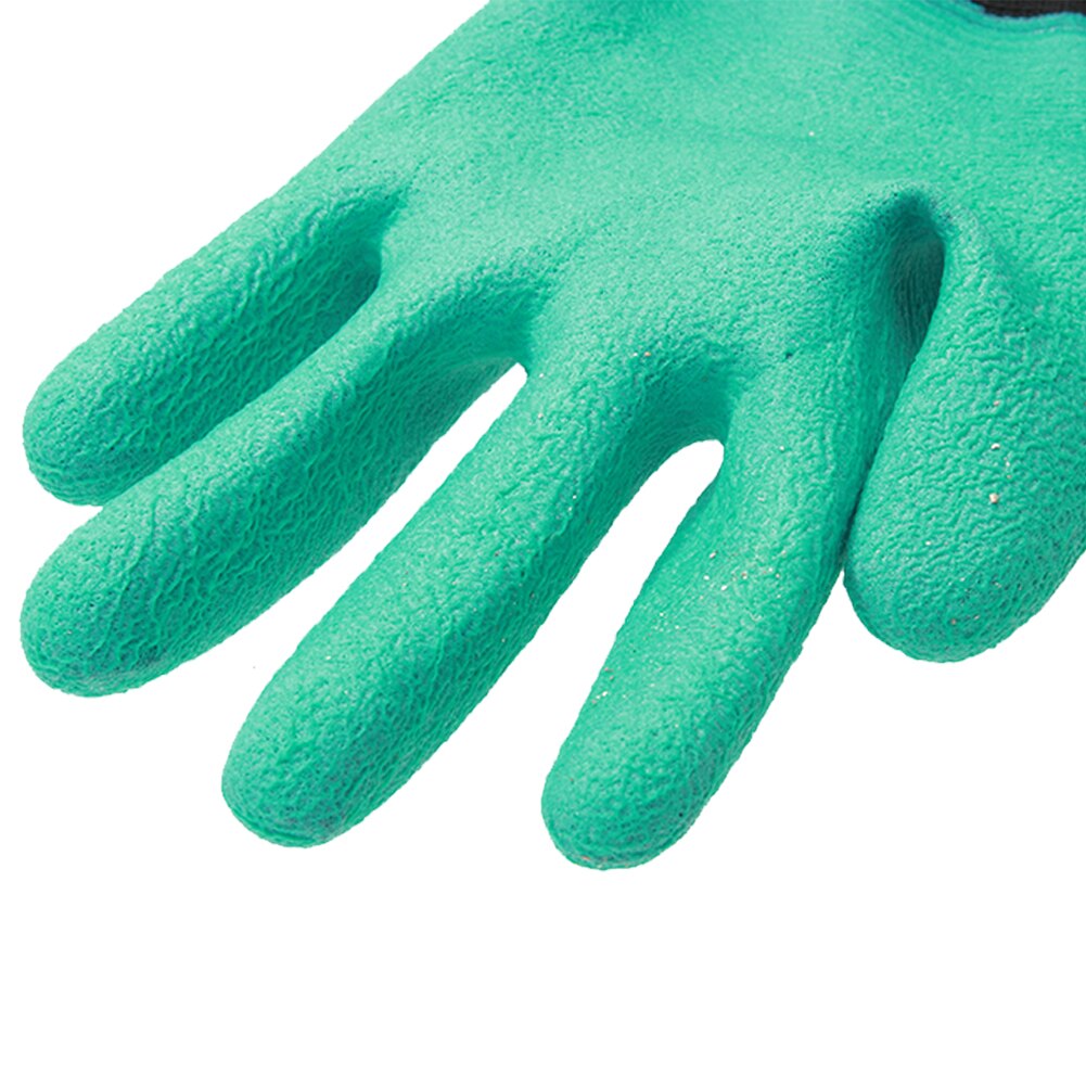 4/8 garra de mano ABS plástico jardín guantes de goma jardinería excavación guantes de látex para jardinería garras de plástico