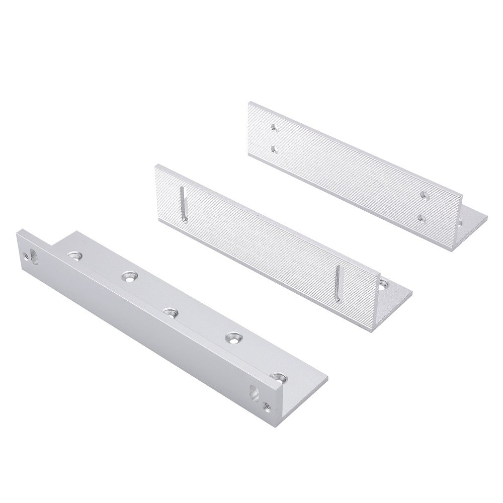 Z &amp; L-Soporte ZL para cerradura magnética eléctrica de fuerza, soporte para puerta interior de 180KG, 350lbs