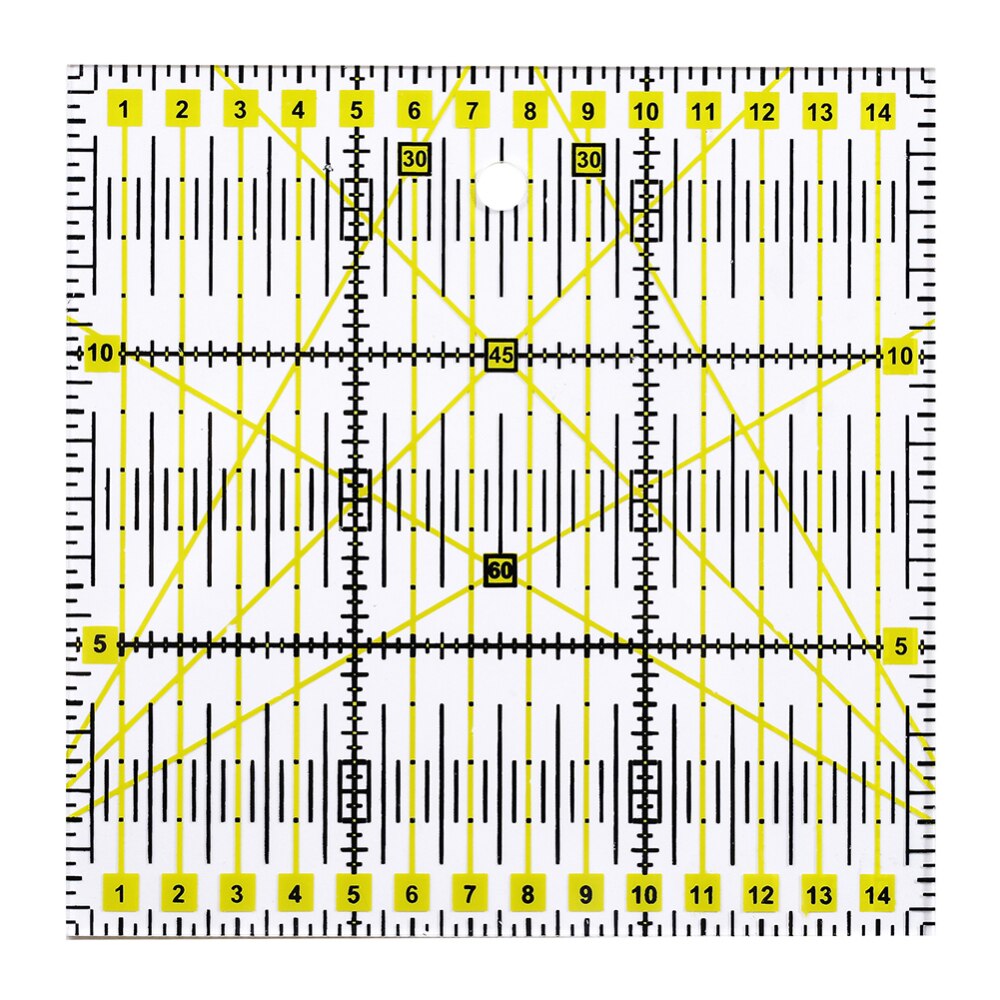 Hand Art Diy Patchwork Liniaal Multifunctionele Ambachten Naaien Naald Gereedschap Voet Naad Heerser Naaien Splicing Quilten Scrapbook Diy