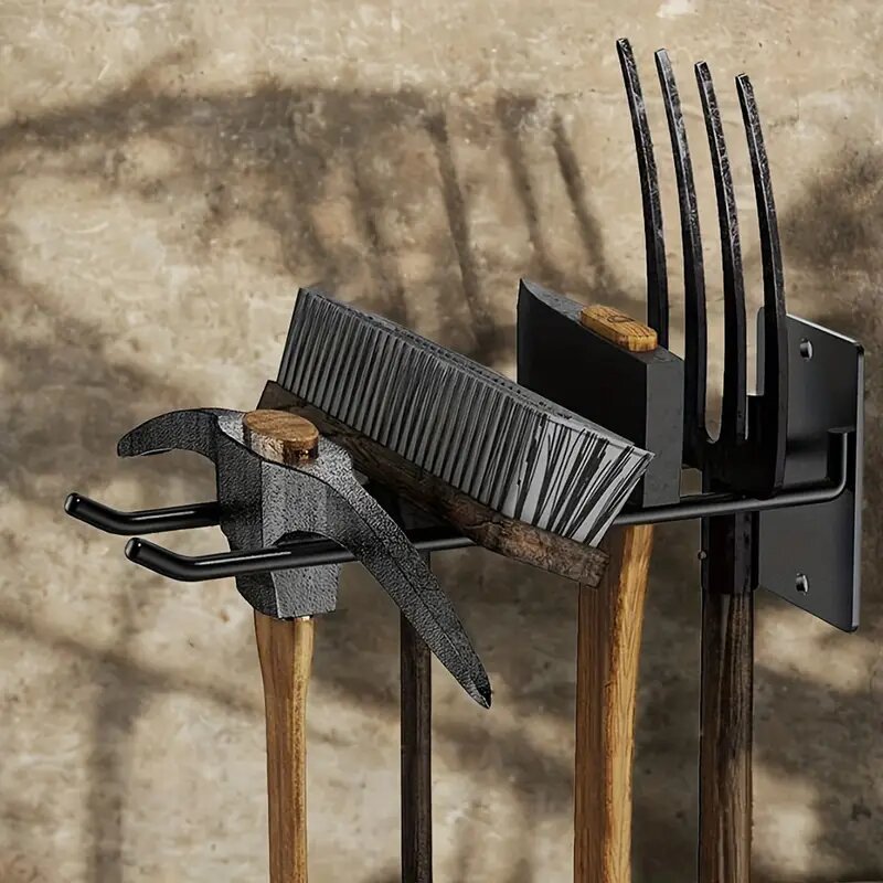 Heavy Duty Wall Mounted Tool Storage Hooks Garage Storage Multipurpose Garden Tool Wall Hook for Warehouse Garage Organization