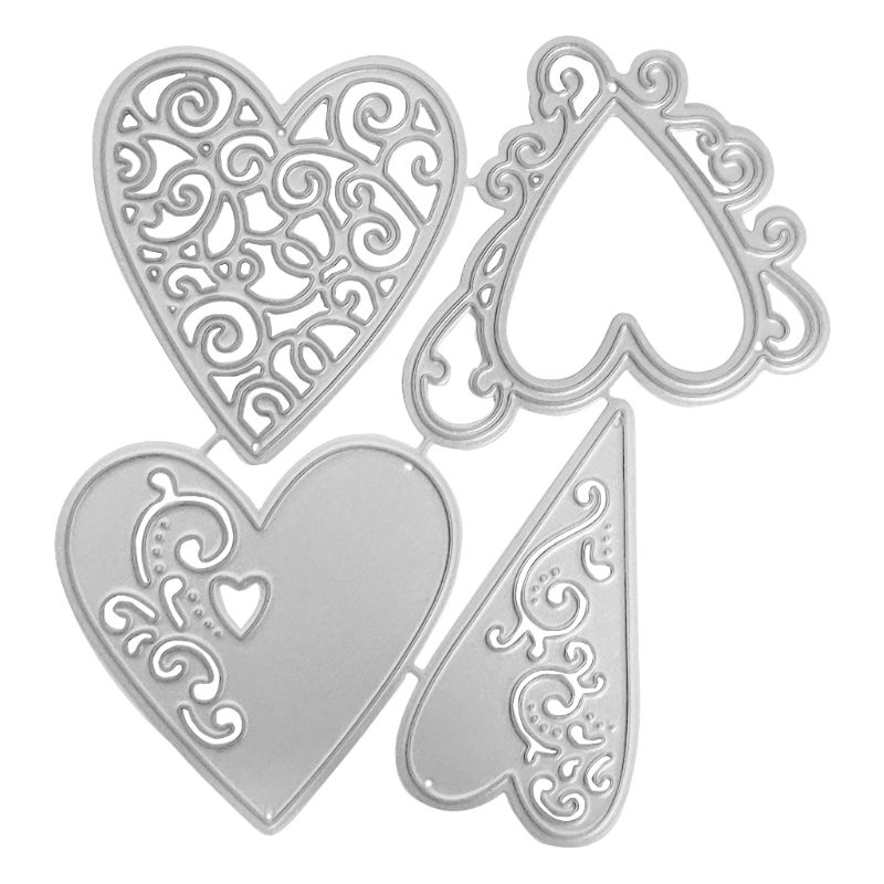 Love Metal Cutting Dies Stencils Embossing Photo Album Paper Card Crafts Decor D0AD