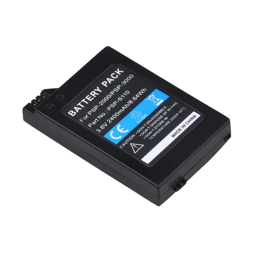 2x PSP2000 PSP-3000 PSP-S110 Battery and Charger for Sony PSP2000 3000 PlayStation Portable Controller PSP-2000 PSP-2001: 1Battery