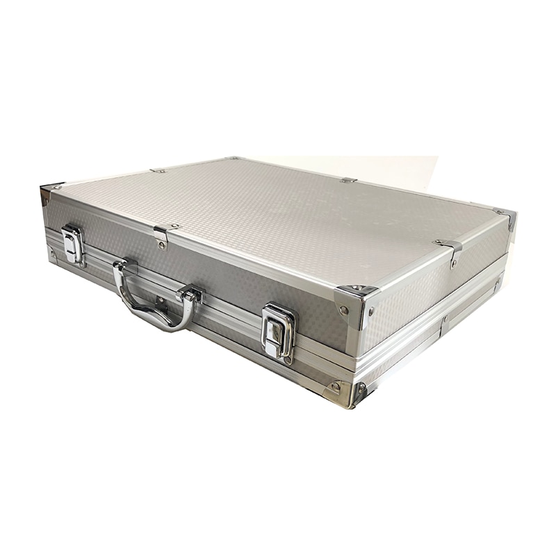 Aluminum Alloy Tool Case Outdoor Safety Equipment Box Portable Safety Instrument Case Suitcase Portable Tool Box 370x285x80mm