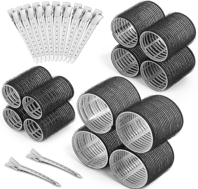 Lockenwickler, schadet dem Haar nicht, magischer Lockenwickler, natürliches Lockenwickler, keine Hitze, Haarpony, Volumen, selbstklebend, mit Klettverschluss, DIY-Styling-Werkzeuge