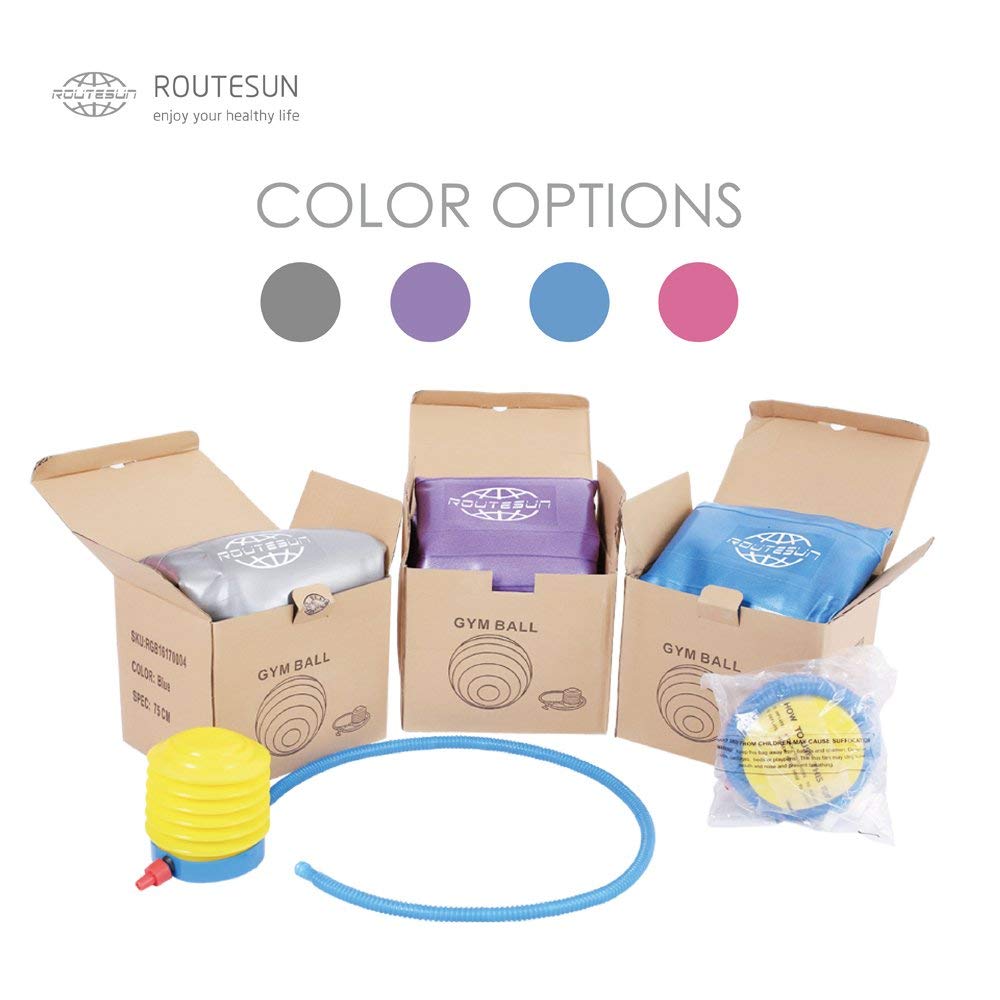 45cm/50cm Anti-Burst Peanut Shape exercise ball Yoga Ball Fitness Exercise Health Training Equipment Gym Aerobic balance ball