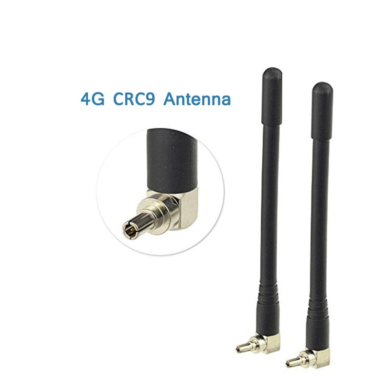 2-pacchetto LTE TS9 antenna 3dBi per Huawei E8372 E5573 LTE WiFi mobile punto di accesso Ripetitore TS9 Connettore per Universale wifi modem router: crc9 nero