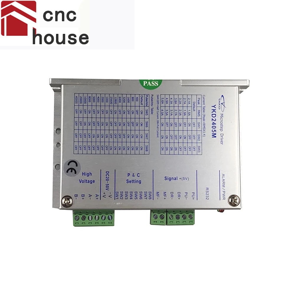 Oorsprong Yako 32 Bit Dsp Digitale Stepper Driver YKD2405M 2 Fase Stap Drive DC20-50V 4.0A Driver Voor 42-86mm Flens Stappenmotor