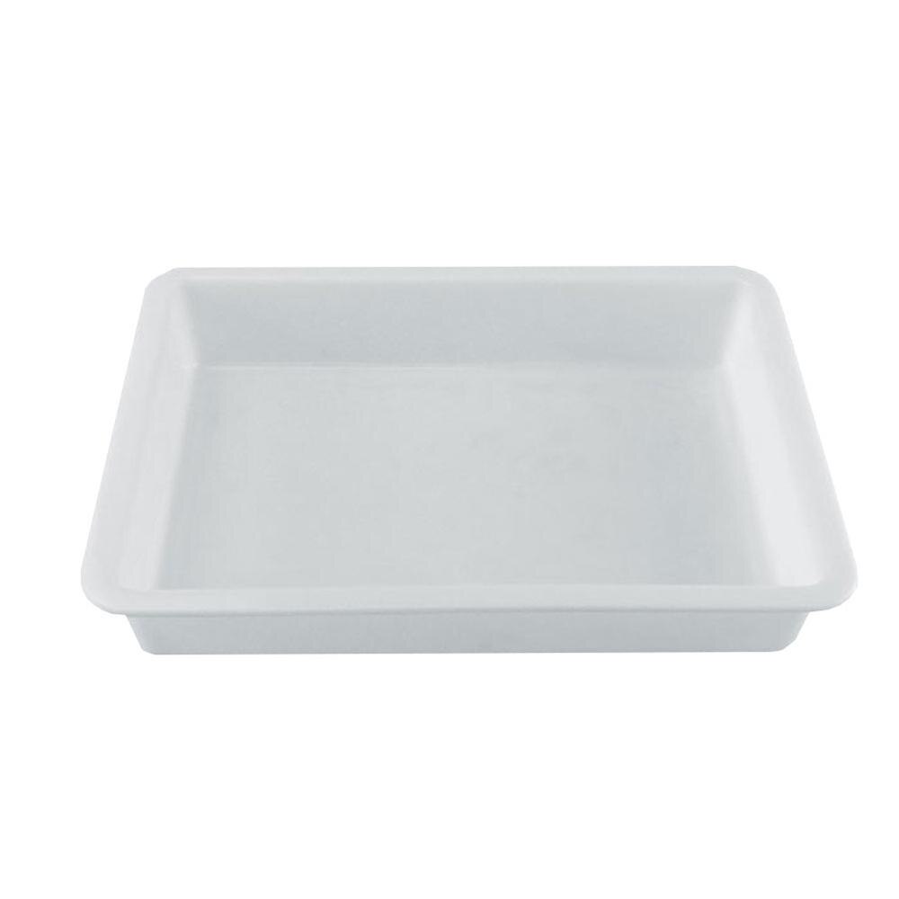 Plateau de rangement, fournitures de laboratoire, seau de rangement, équipement expérimental, outil, baril en plastique d'émail blanc