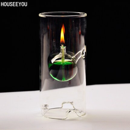 Lysestage gennemsigtigt glas lysestager olielys boligindretning tilbehør bougeoir til alentine & #39 ;s day bryllup bar