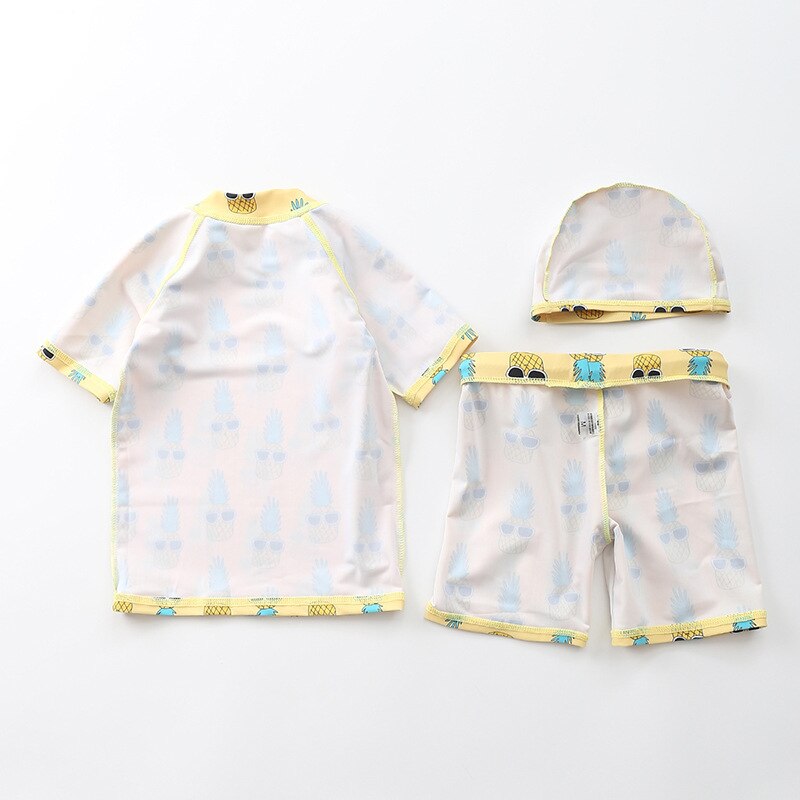 Children's Swimsuit For Children Boy Rashguard Baby Bathing Suit Rash Guard May Beach Kids Swimwear Male Child Pineapple With