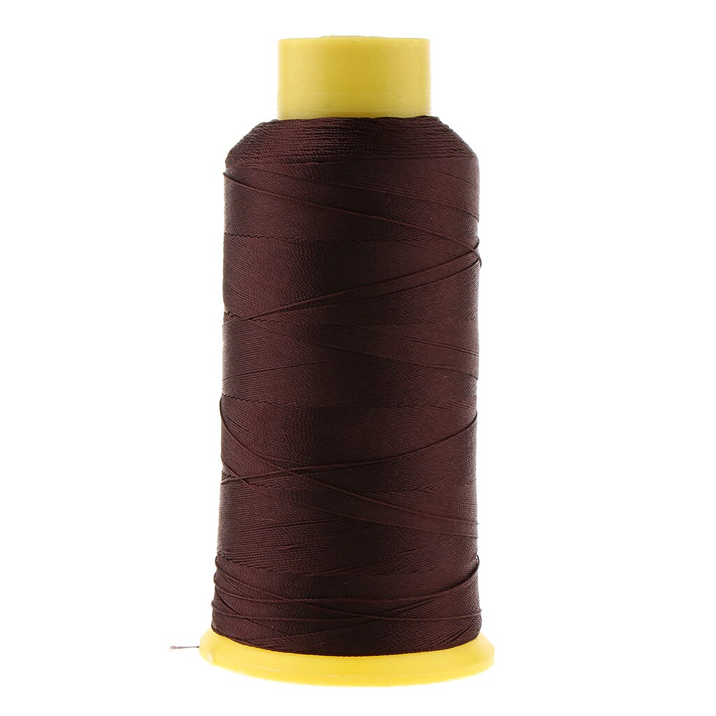 900 Meters - Multi-Purposes - Bonded Nylon Sewing Thread - DIY Leather Craft: Coffee