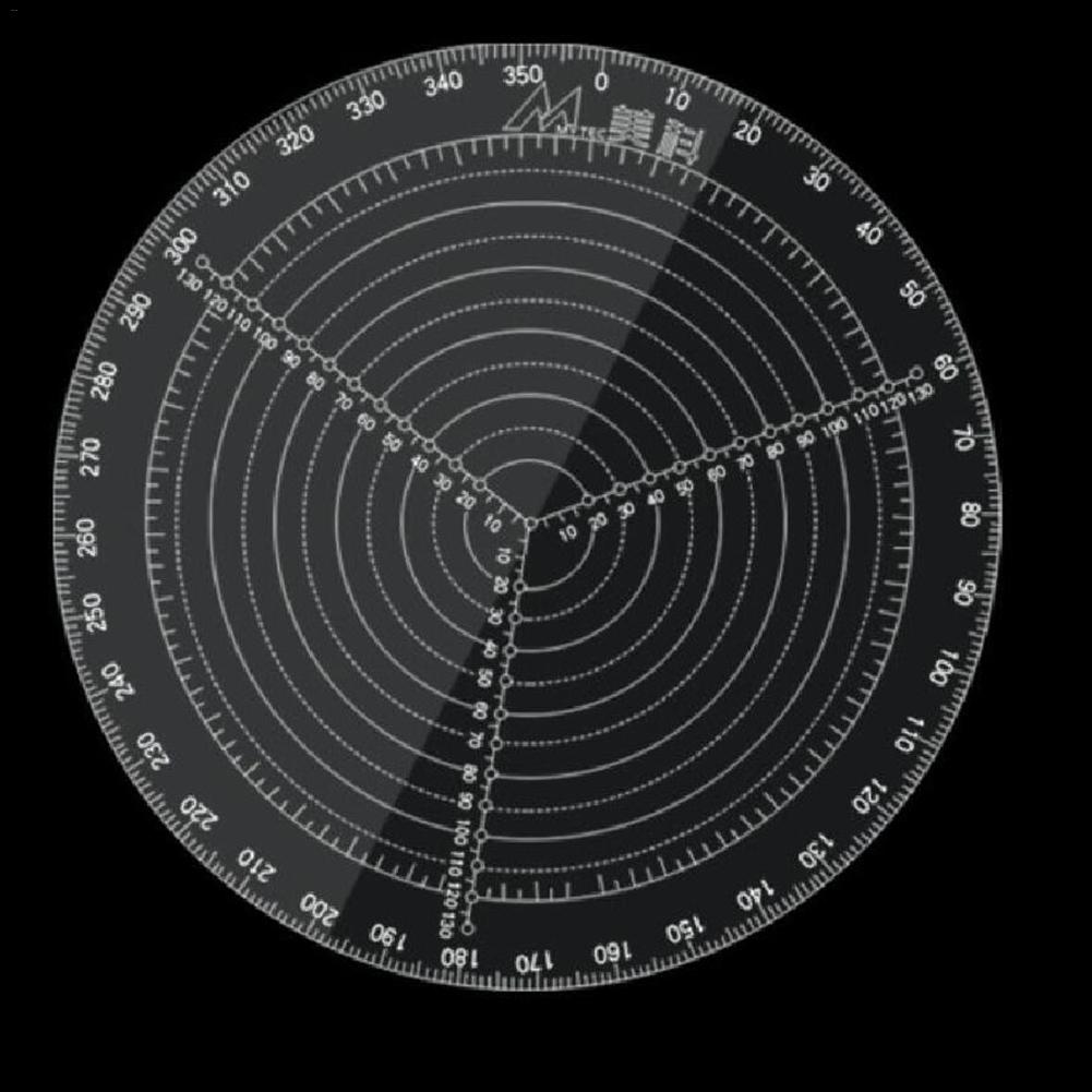 1Pc Portable All Circular 20/30cm Plastic 360 Degree Pointer Protractor Ruler Angle Finder Swing Arm For School Office Supplier: 30cm