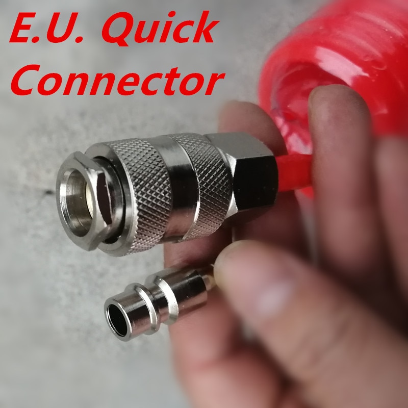 Eu Snelkoppeling Pu Tube Polyurethaan Air Compressor Slang Buis Flexibele Lente Spiraal Pijp 8*5