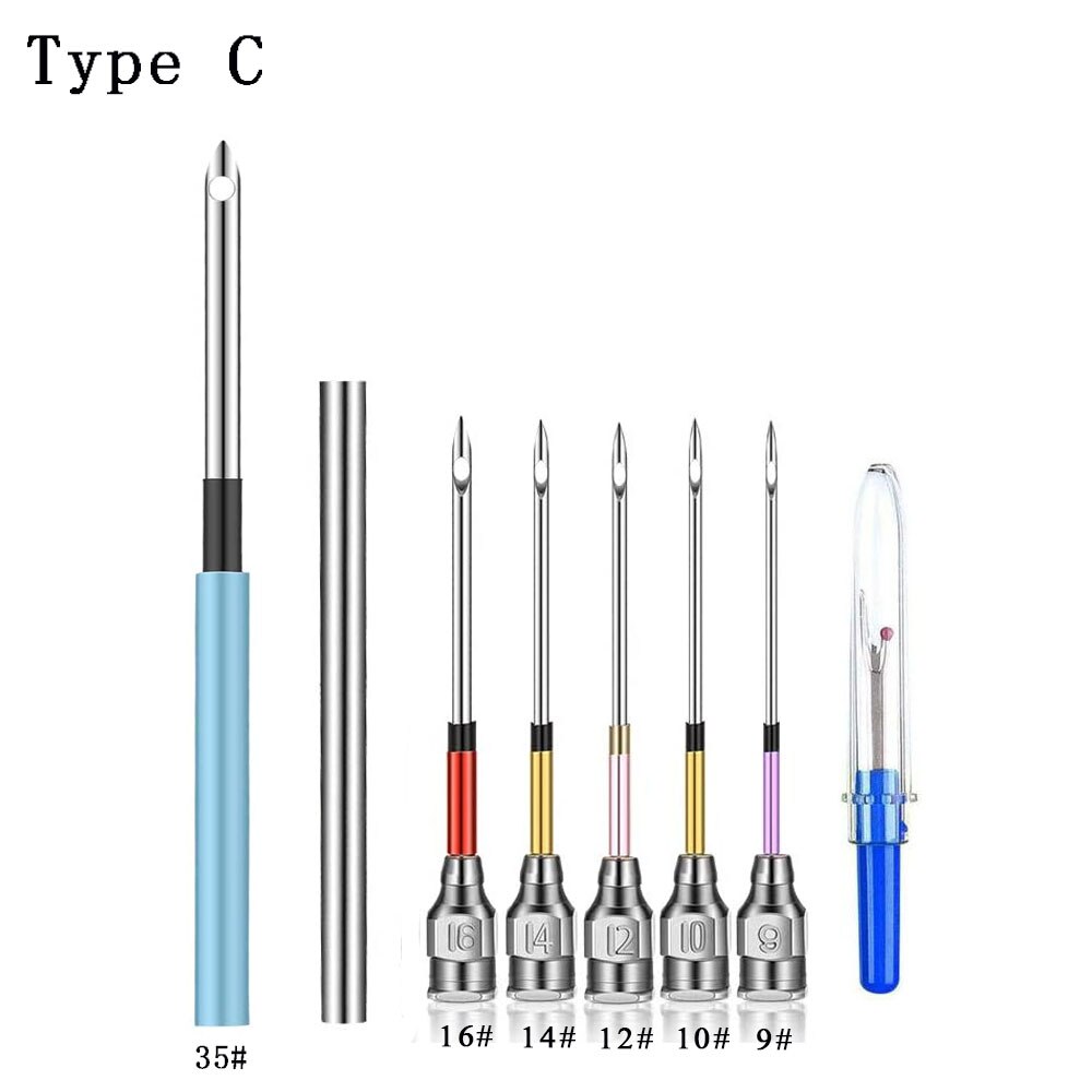 Borduurwerk Punch Naald Haak Breien Borduren Pen Met Tornmesje Kruissteek Kits Voor Borduren Naaien Accessoires: Type C