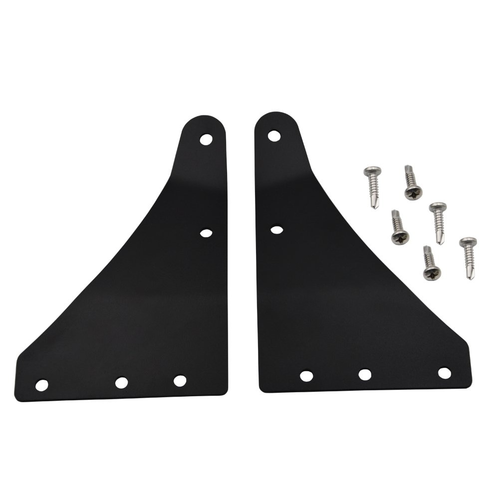 Upper Windshield 52 inches Straight or Curved LED Light Bar Mount Brackets Fits Hummer H3 (2006) H3T )