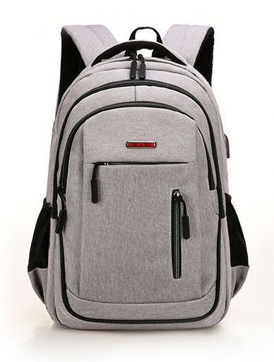 Big Men Backpack School Bags Teen Boys Student High School Back Pack Laptop 15.6 Oxford Gray College Multifunctional Bagpack: small gray