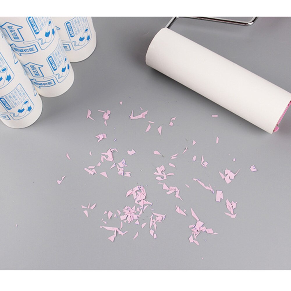 90 Sheets Sticky Paper Practical Safe Convenient Useful Roller Adhesive Paper Lint Roller Sticky Paper Hair Remover Accessories