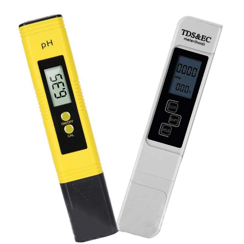 PH Meter-TDS Meter-Digital Water Tester-Digital LCD Water Testing Tools Pen Portable PPM Water Detector